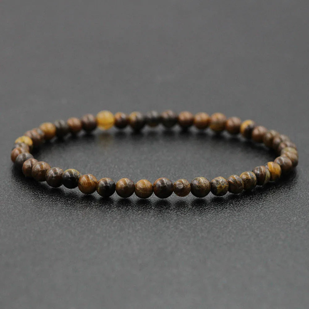 Bracelets de couple en pierres naturelles, idee cadeau