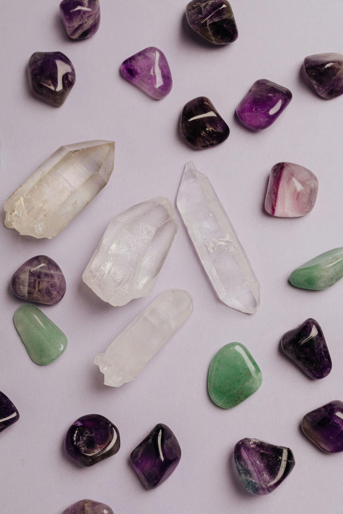 Collection de pierres naturelles pour lithotherapie - agate Botswana vertus proprietes