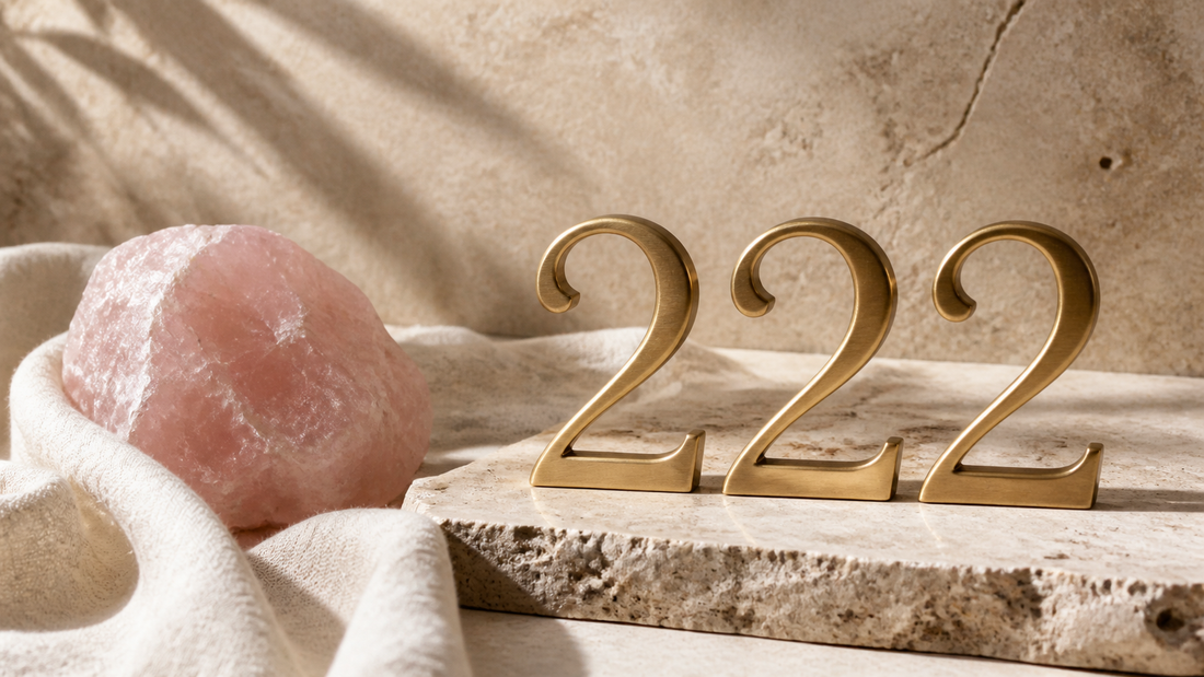 Nombre Angélique 222 : Signification, Amour et Pierre Associée