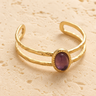 Bague Améthyste Double Anneau — vue macro ou variantes