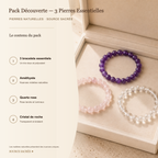 Pack Découverte - 3 Pierres Essentielles — fiche descriptive
