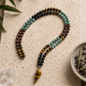 Collier Bouddhiste 108 Perles Chakra en Pierres Naturelles - lithothérapie | Source Sacrée