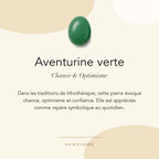 Aventurine verte : chance, optimisme et confiance — symbolique traditionnelle