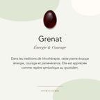Grenat : énergie, courage et persévérance — symbolique traditionnelle