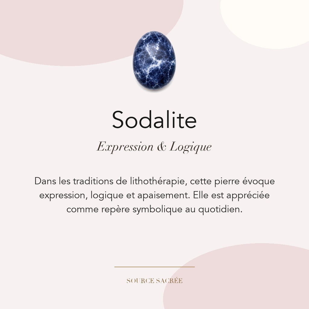 Sodalite : expression, logique et apaisement — symbolique traditionnelle