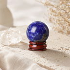 Sphère en Lapis Lazuli Naturel – 28 à 32 mm - lithothérapie | Source Sacrée